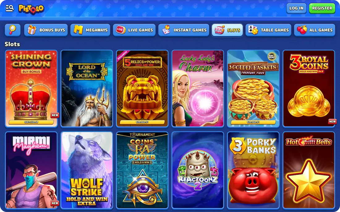 pistolo casino slots