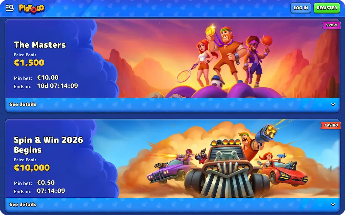 pistolo casino bonus tournaments