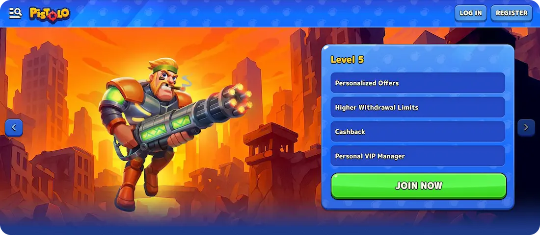 pistolo casino bonus vip