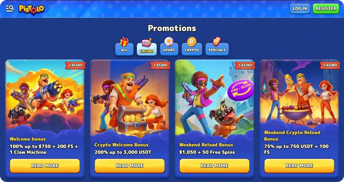 pistolo casino bonus casino