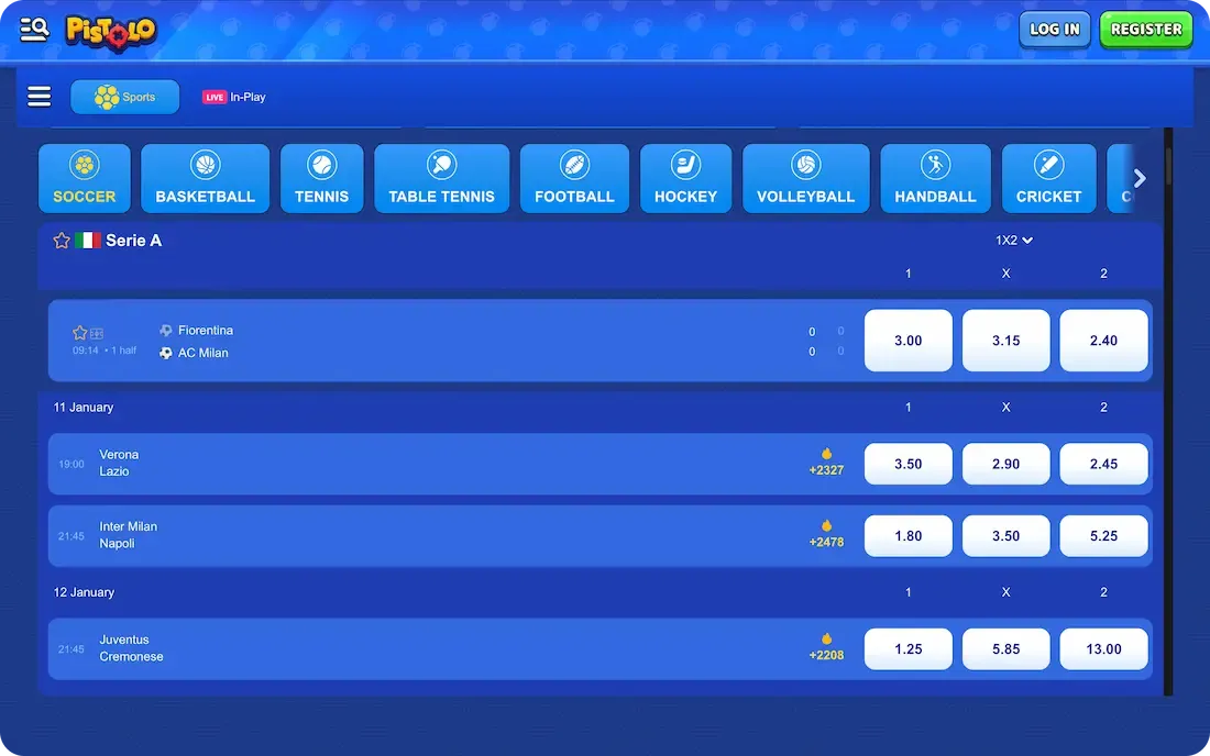 pistolo sports betting